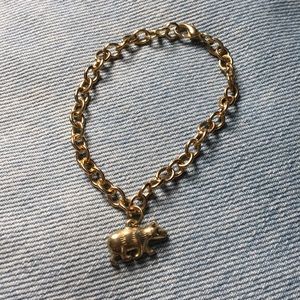 Gold Bear Bracelet